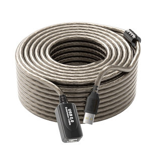 USB3.0延长数据线2.0带信号放大器公对母口电脑键盘鼠标无线网卡5/10/15/20/30米打印机摄像头加长连接线供电