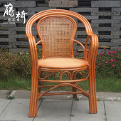 藤椅办公椅纯手工编织印尼藤真藤椅阳台家用椅子