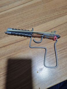 80后回忆怀旧火柴枪链条枪按小时候玩具的样子制作满满的回忆。