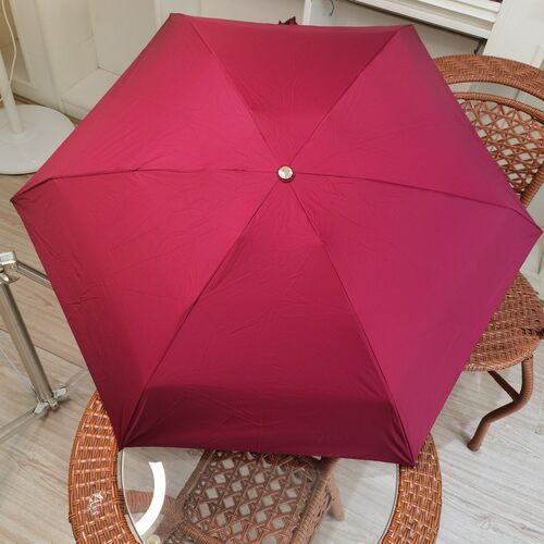 肯密狄太阳伞纯色五折伞晴雨伞