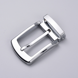 皮带扣头皮带头针扣男士 带配件491 尾夹扣腰带卡扣子3.4合金3.3裤