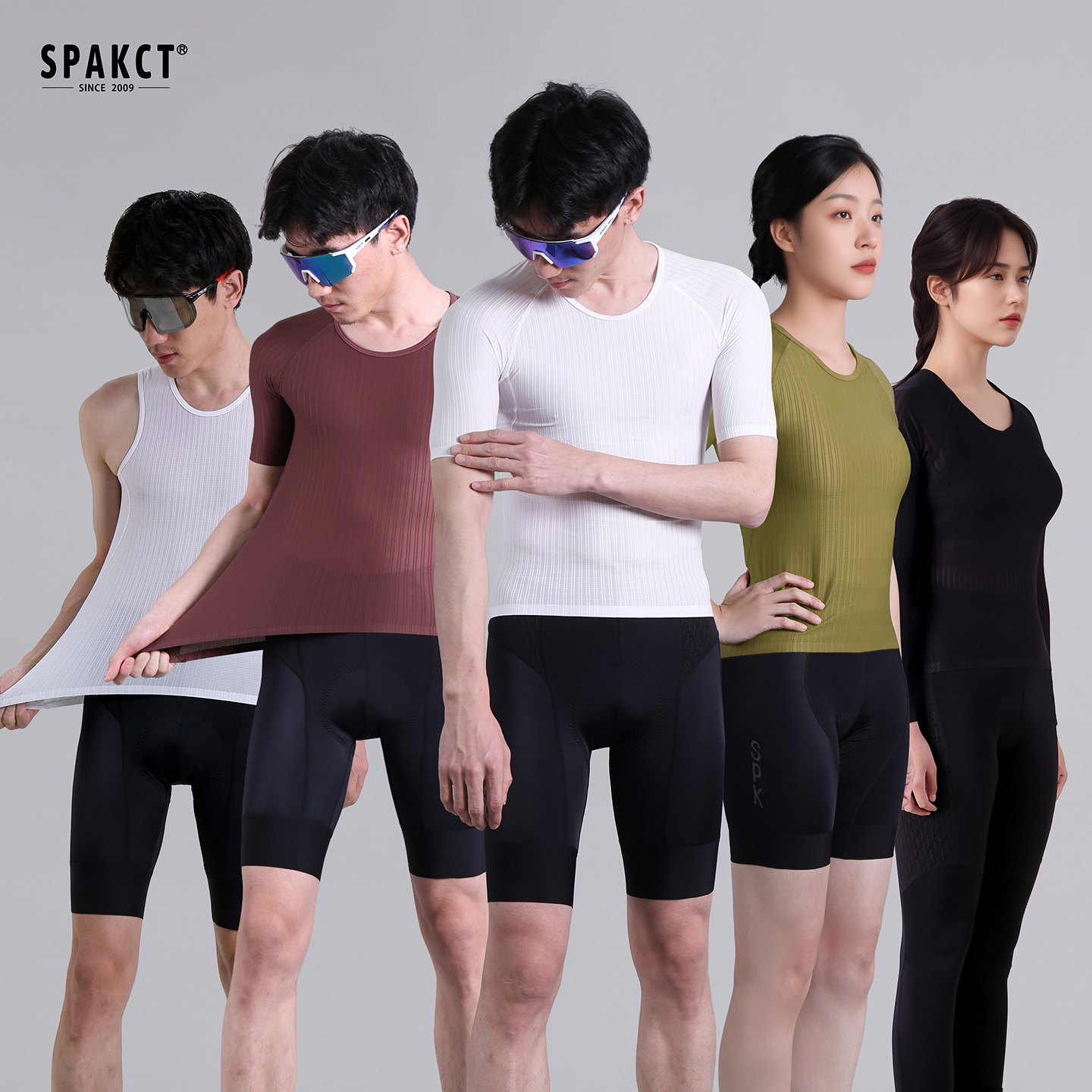 思帕客骑行服男女款背心公路车自行车速干上衣春夏秋冬打底排汗衫