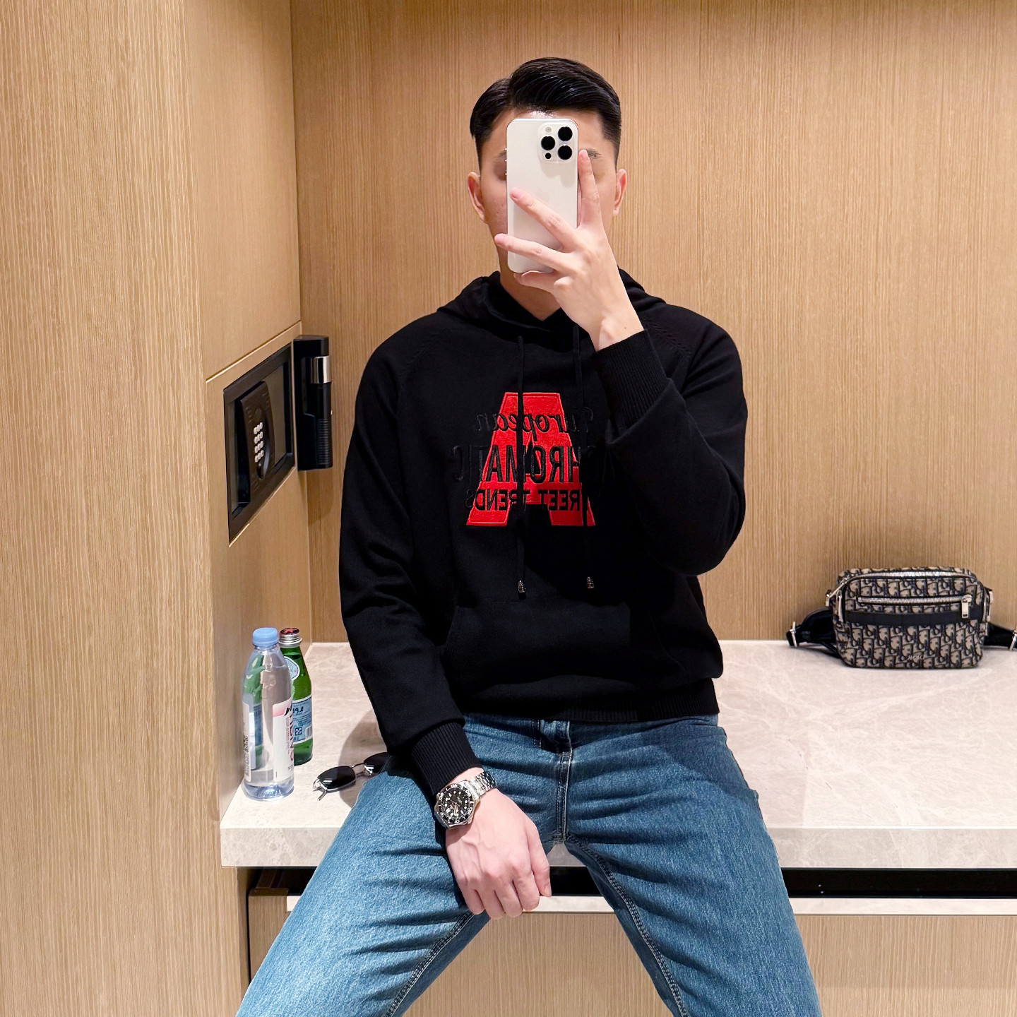 休闲独特字母刺绣带帽毛衣男秋冬运动风衣服男款卫衣连帽针织衫男,男装,针织衫/毛衣,淘宝优惠券,粉丝福利购,淘宝优惠卷