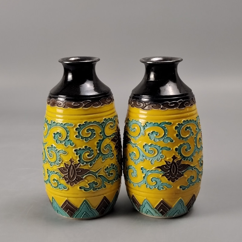 大日本永乐造日本交趾银内张酒壶一对