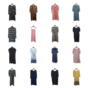 vintage古着女装 真丝桑蚕丝连衣裙名媛风碎花印花裙子真丝BB 夏季