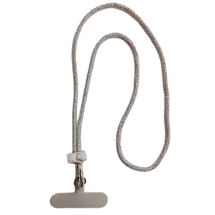 蝴蝶结满钻手机挂绳女款ins户外出行旅游拍照水钻闪光简约时尚轻奢小香风手机挂链短款手腕绳长款挂脖绳新款