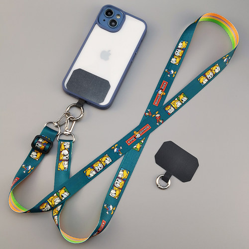 手机挂绳长款斜挎挂链带固定贴片