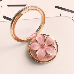 手机指环扣环支架年华水钻手指扣环便捷懒人追剧刷视频桌面支撑牢固粘贴磁吸附防掉手机背贴防摔拇指挂件新