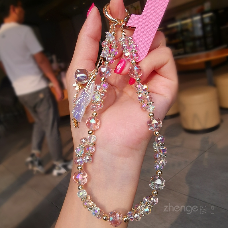 甜美清透水晶手链女款