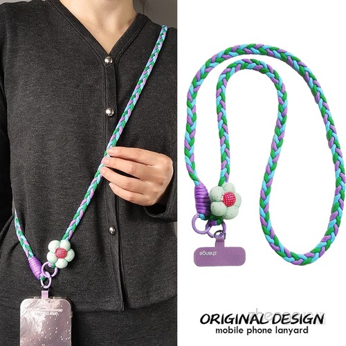 手机挂绳女斜挎长款肩背带新品