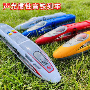 声光惯性高铁和谐号仿真动车模型儿童益智电动小火车玩具男孩益智