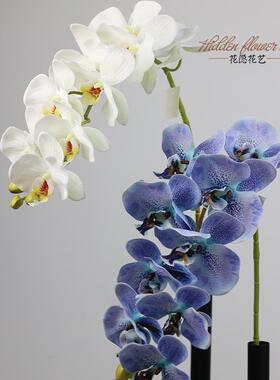 蝴蝶兰仿真花单支花婚礼家居装饰