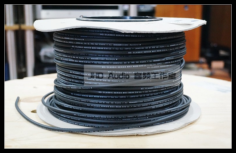 德国sommer classic series mkii发烧 50欧 数字音频同轴线时钟线