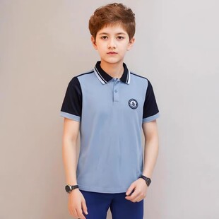 湛江市赤坎区17中同款短裤运动服夏装棉质短袖T恤衫夏季校服套装