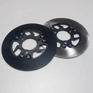 电摩改装ZF刹车盘220无孔刹车盘9号小牛福喜战速通用无孔卡钳碟刹