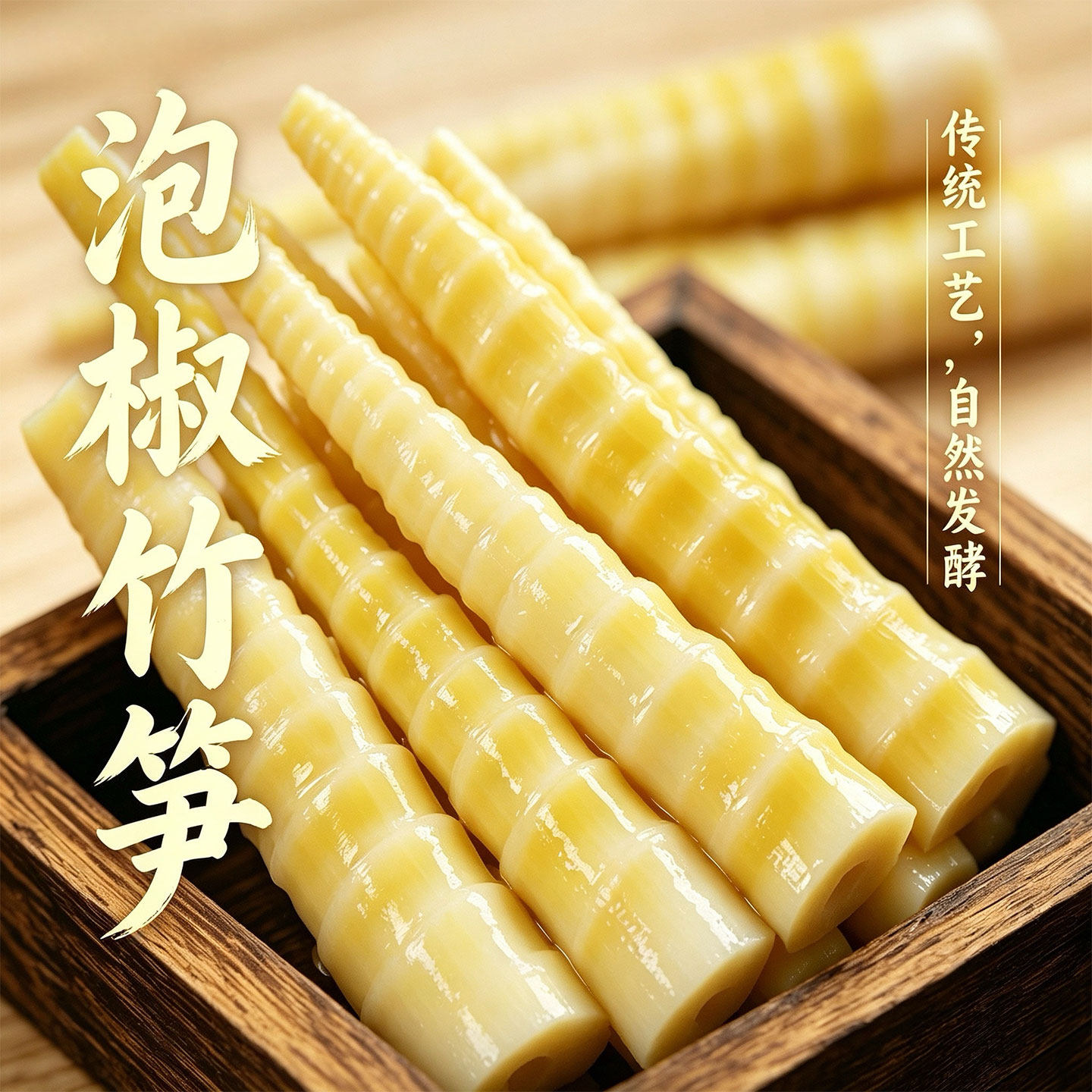 云南特产品世嫩竹笋山椒味泡椒笋尖酸辣竹笋即食零食脆嫩鲜竹笋
