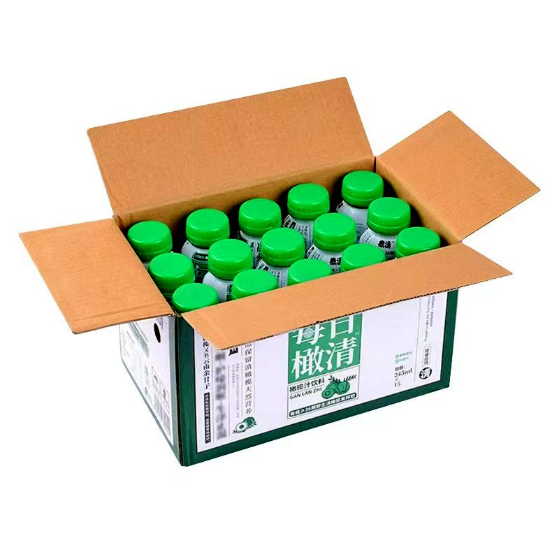 每日橄清橄榄汁245ml*15瓶整箱清爽云南油柑饮料特产小瓶装果汁