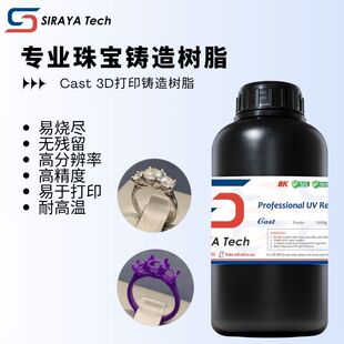 Cast 3D打印专用高精度铸造树脂珠宝铸件模型树脂 Tech Siraya