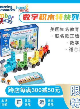 美国Numberblocks数字积木特快列车火车益智积木儿童早教数学启蒙