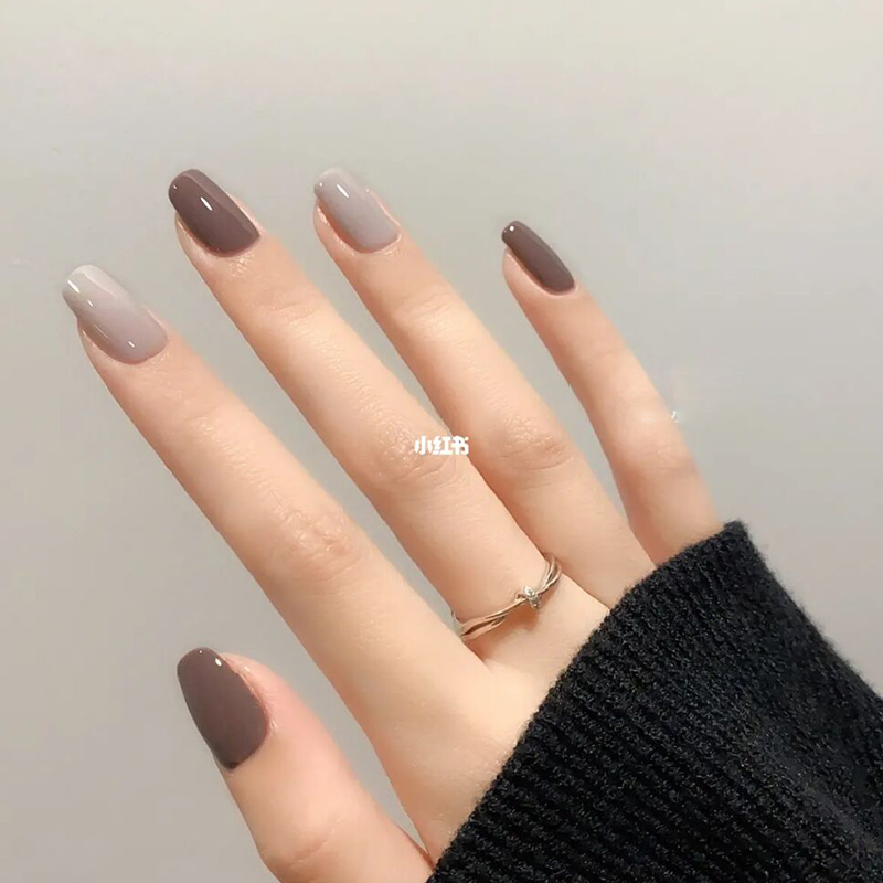 手工光疗美甲贴片成品春季新款
