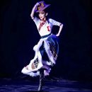 吉祥热巴鼓服装 藏族舞蹈演出服女童艺考藏族次仁拉索舞大摆裙套装