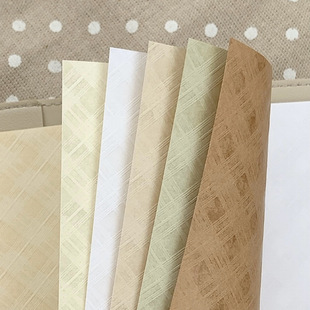 高级感英伦方格布纹M5A7A6活页替芯内页内芯手帐特种纸素材拼贴