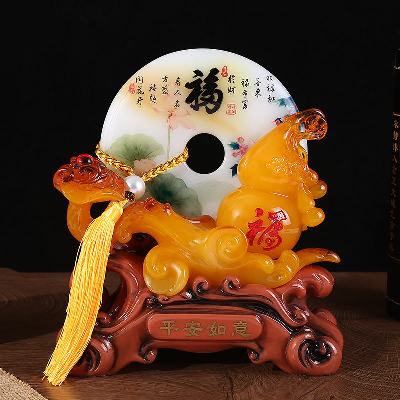 平安如意葫芦摆件家居客厅酒柜电