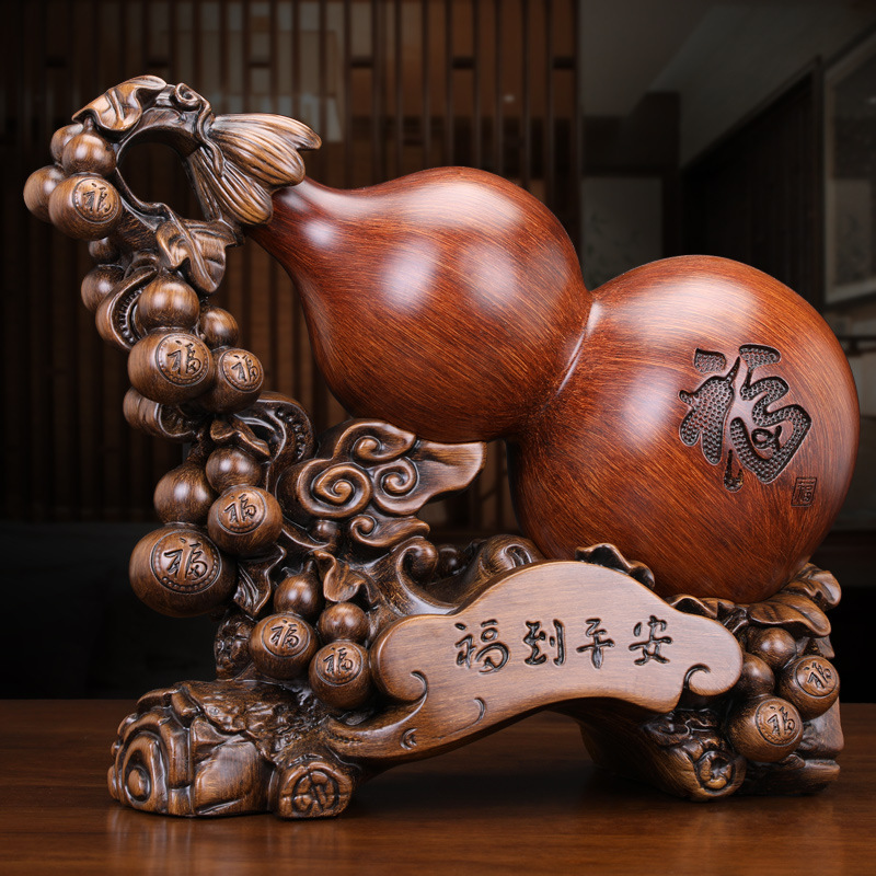 福到平安葫芦摆件新中式家居客厅