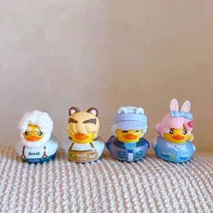 林里柠檬茶心动小镇联名款小鸭子限定收藏周边万尼亚安妮鸭正版