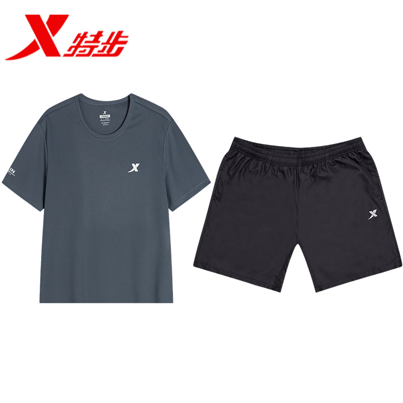 套装运动服特步中年服装透气