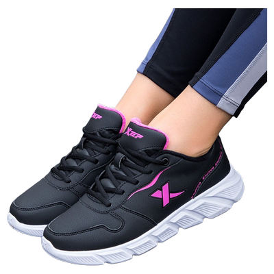 特步女鞋老爹鞋秋冬新款冬季加绒保暖棉鞋跑步鞋官方旗舰运动鞋女