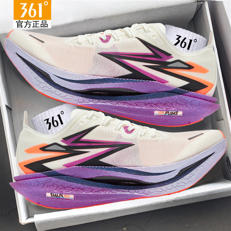 361男鞋飞燃4竞速跑鞋