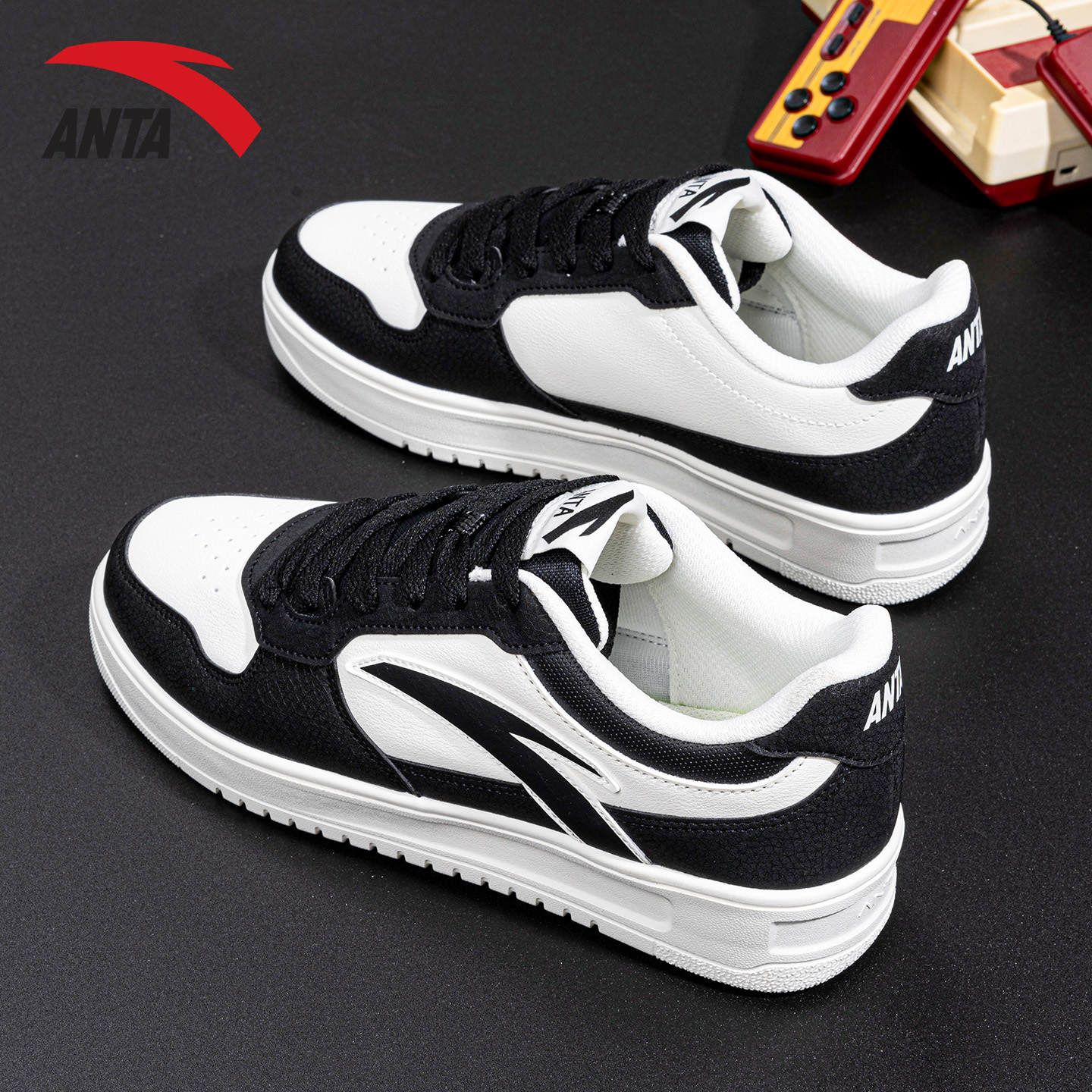 安踏男鞋2025新款休闲鞋板鞋