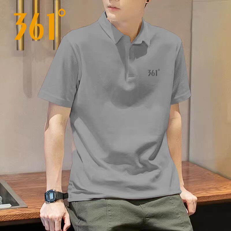 361短袖T恤男子2026新款POLO衫正品透气运动体恤男士速干衣服上衣