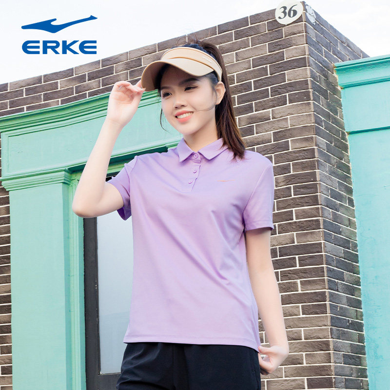 鸿星尔克女装POLO衫2026冬季新款透气吸汗排湿修身运动服日常跑步,运动服/休闲服装,运动POLO衫,淘宝优惠券,粉丝福利购,淘宝优惠卷