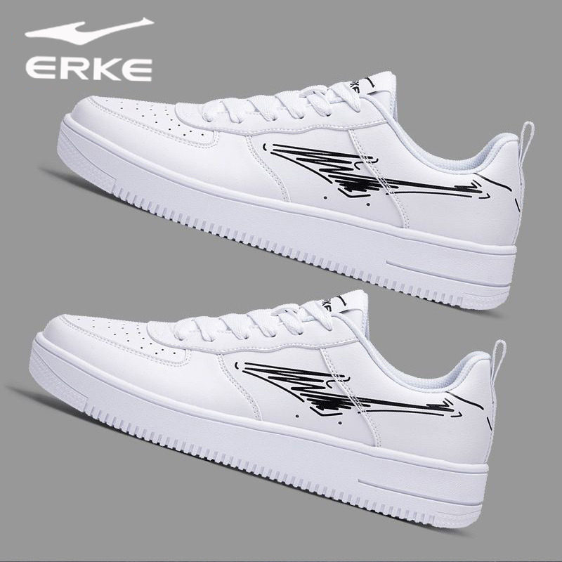 鸿星尔克男鞋板鞋皮面秋冬2026新款白鞋休闲鞋子鸿星旗舰店运动鞋,运动鞋new,板鞋,淘宝优惠券,粉丝福利购,淘宝优惠卷