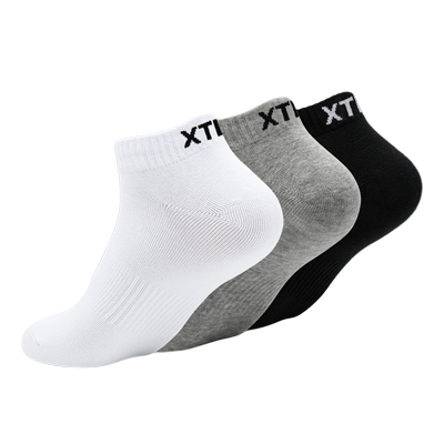 特步运动袜短袜吸汗排湿跑步体测