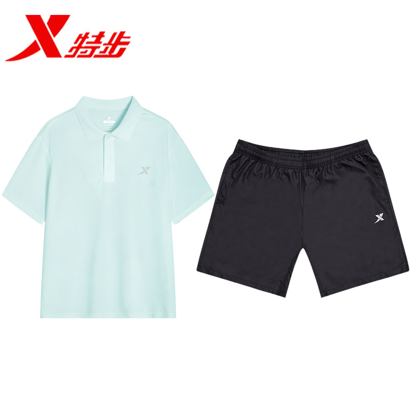 套装运动服特步中年服装透气