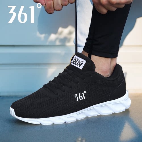 透气跑步鞋361°运动鞋男鞋