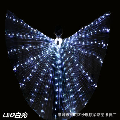 LED成人发光翅膀金翅360度大