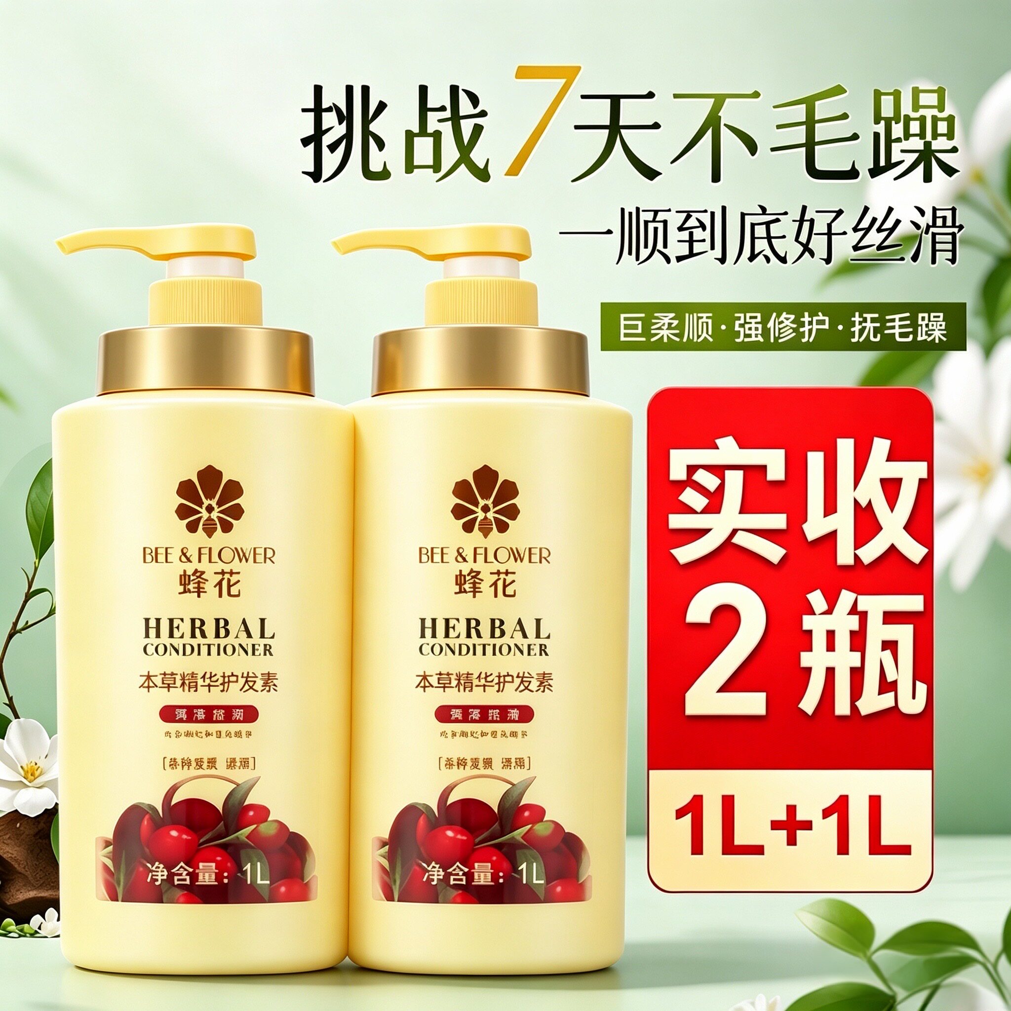 蜂花护发素套装柔顺修护抗毛躁