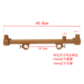 洗头床水循环配件头疗弯管喷水环理发店美容院头疗仪养发专用配件