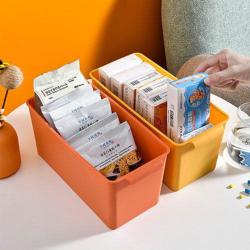 塑料桌面收纳盒厨房置物架收纳筐