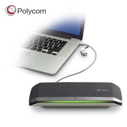 Poly SY40-A视频会议全向麦克风扬声器 蓝牙 USB接电脑手机sync40
