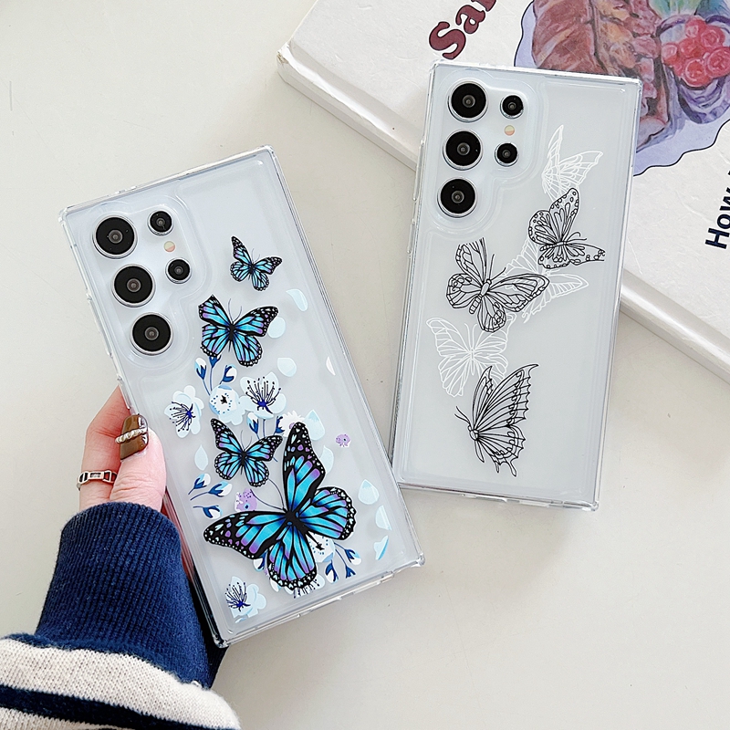 三星S22ULTRA卡通硅胶防摔情侣