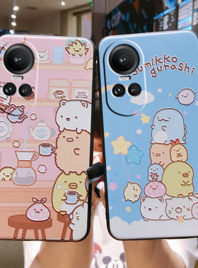 适用OPPORENO10国际版手机壳RENO14F防摔RENO11F保护套RENO13F海外版A2卡通A78硅胶A98全包边A58浮雕RENO13F