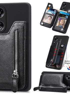 适用OPPORENO11F手机壳RENO14F国际版12保护套A79 5G插卡15零钱包A2X全包边A1活力防摔A18卡通A78硅胶A58卡包