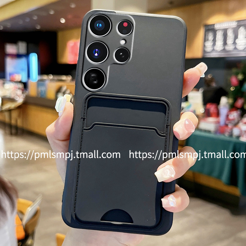 适用三星S25ULTRA手机壳S24FE支持刷卡卡包S25 Edge全包边A16防摔保护套A55情侣网红A56磨砂A36浮雕A35潮男女