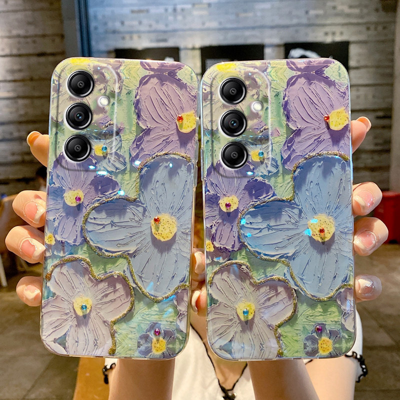 简晴适用于三星A54 5G手机壳A34蓝光保护套A14全包边卡通A04E防摔M33硅胶女款A53情侣网红S23ULTRA潮A13花朵使用感如何?