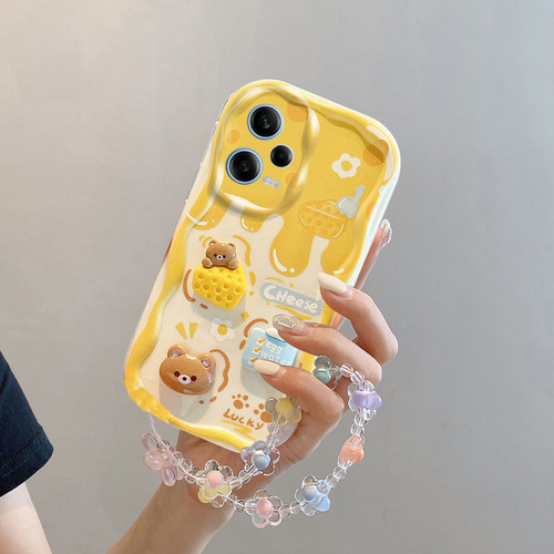 小米13LITE卡通硅胶挂绳情侣